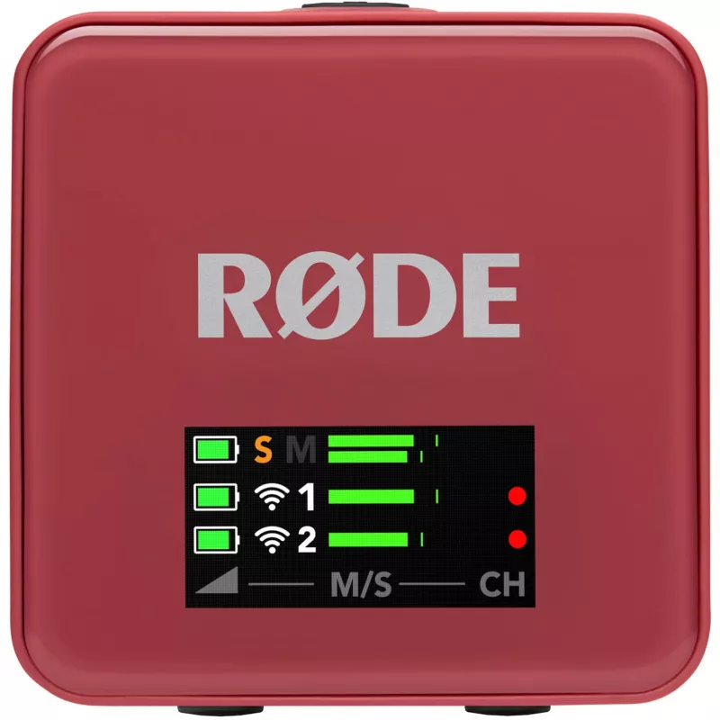 Bezdrôtový mikrofón Rode Wireless Go III Pink — kompaktný prenos 2,4-GHz, model WIGOGEN3ROS