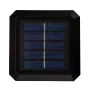 Solárne LED stĺpové svietidlo GreenBlue GB128 WW, 3200K neutrálna biela, kryt, 100x100mm, čierna