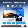 Myš USB optická čierna/ priehľadná Vention