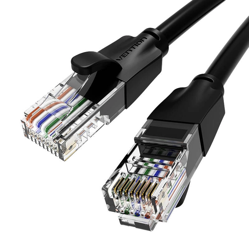 Sieťový kábel UTP CAT6 Vention IBEBK RJ45 Ethernet 1000Mbps 8m (čierny)