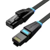 Plochý sieťový kábel UTP CAT6 Vention IBJBI RJ45 Ethernet 1000Mbit/s 3m čierny
