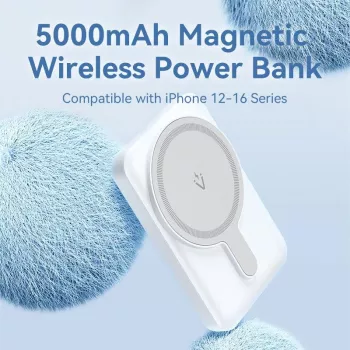 Powerbank Wrl 5000MAH 20W/MAGNETIC čierny FHSB0 Vention