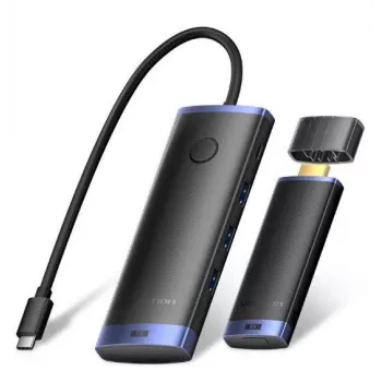 Bezdrôtový HDMI vysielač s dokovacou stanicou 6W1 Vention USB-C