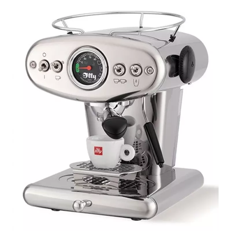 illy X1 Anniversary stroj na mletú kávu a E.S.E. pody (nerez)