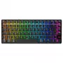 Bezdrôtová herná klávesnica Cherry XTRFY K33 Compact 75 % QWERTZ nemecká USB + RF + Bluetooth RGB čierna