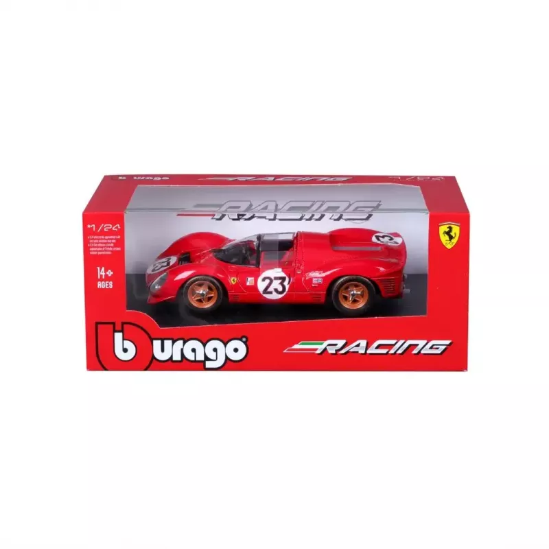 Model superauta Bburago Ferrari 330 P4 Daytona, predmontovaný v mierke 1:24