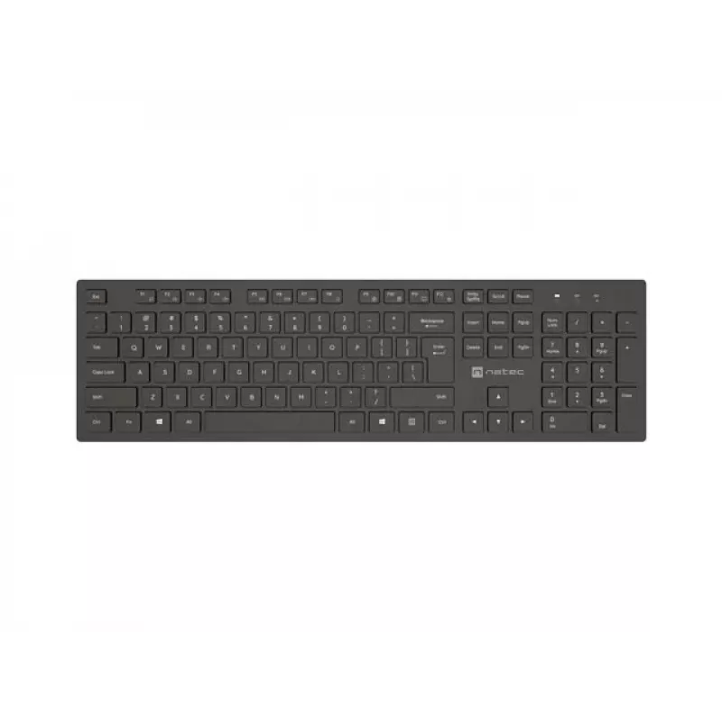 Klávesnica NATEC HERRING Wireless 2.4 GHz tenká US layout