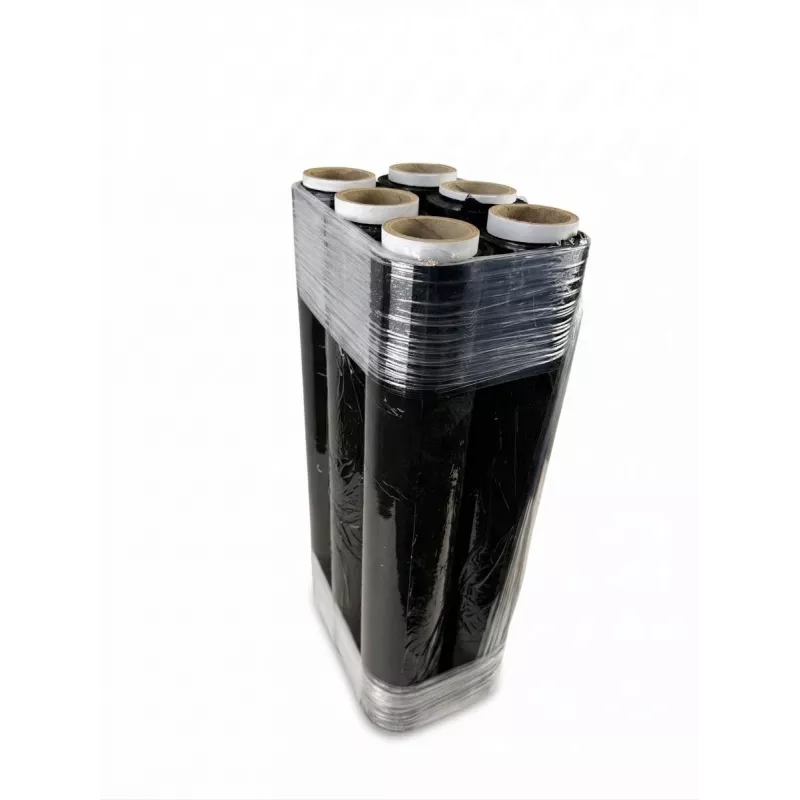 Strečová fólia čierna 23mic 1,5kg x 6 BOX