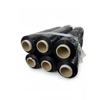 Strečová fólia čierna 23mic 3,0kg x 6 BOX