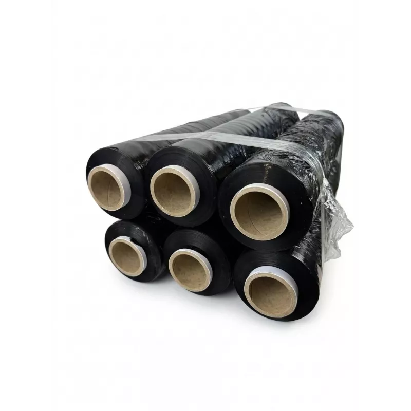 Strečová fólia čierna 23mic 3,0kg x 6 BOX