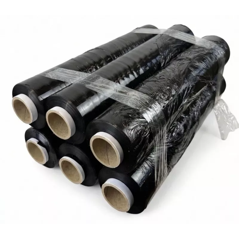 Strečová fólia čierna 23mic 3,0kg x 6 BOX