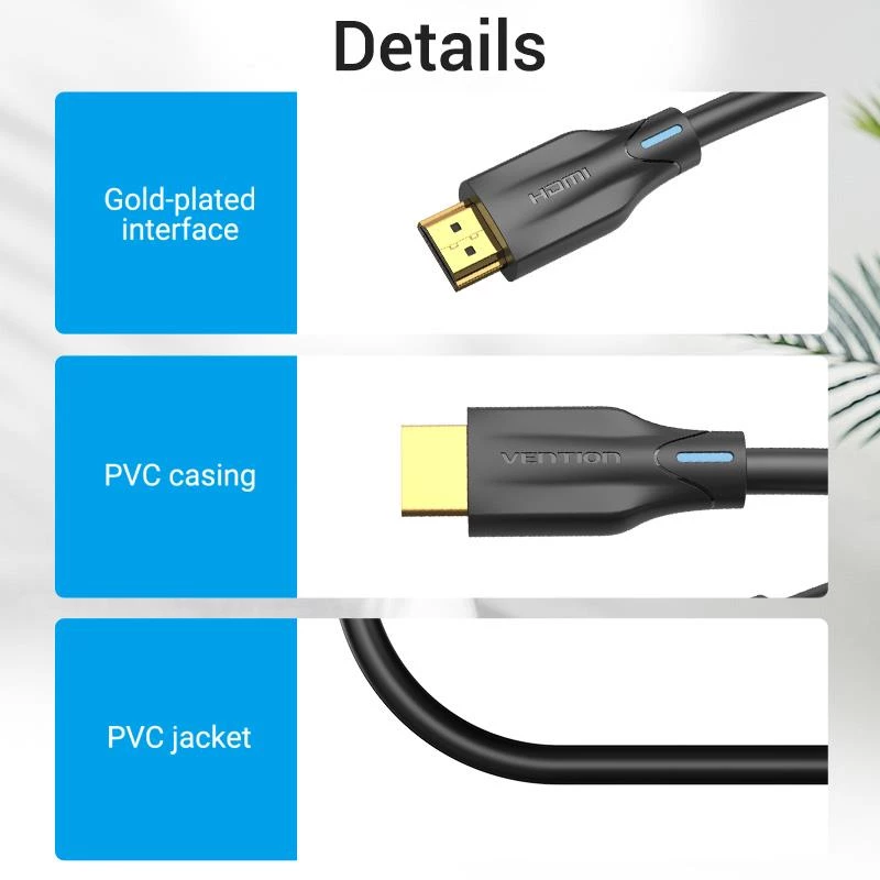HDMI kábel 8K/3M čierny Aanbi Vention