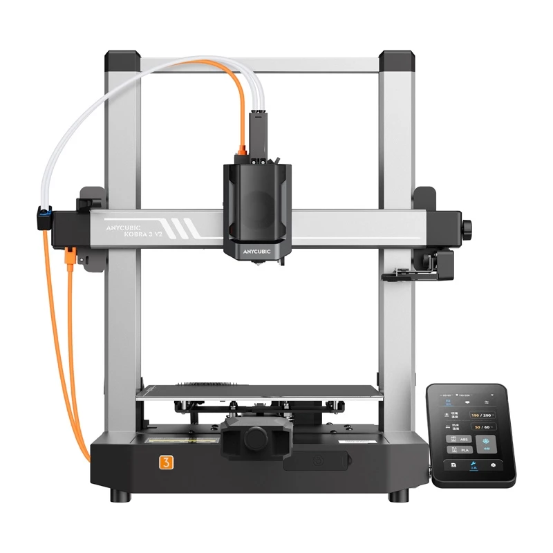 3D tlačiareň AnyCubic Kobra 3 V2 Combo K3VC-IP-O — stavebný objem 300×300×350 mm