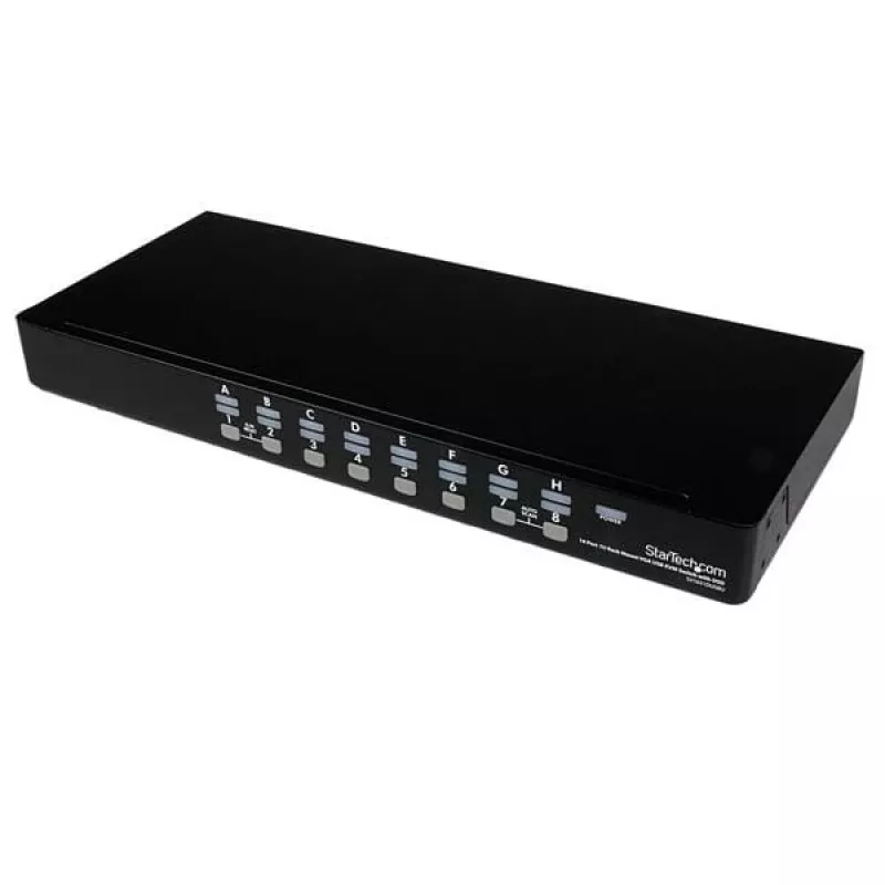StarTech.com 16-portový 1HE rackový USB KVM prepínač s OSD (SV1631DUSBU)