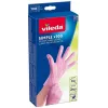 Jednorazové latexové rukavice VILEDA Multi Latex 100, béžová, veľkosť S/M, 100 ks