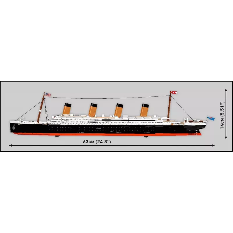 Stavebnica Cobi R.M.S. Titanic modelová stavebnica, 848 dielov, zberateľský model lode