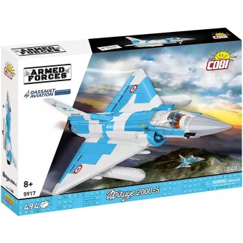 Cobi Mirage 2000-5F Brick Model Kit, Armed Forces Series, 495 dielov, mierka 1:48