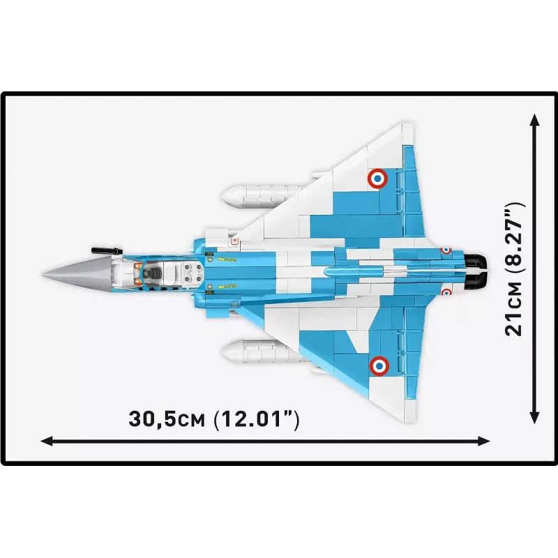 Cobi Mirage 2000-5F Brick Model Kit, Armed Forces Series, 495 dielov, mierka 1:48