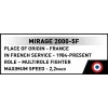 Cobi Mirage 2000-5F Brick Model Kit, Armed Forces Series, 495 dielov, mierka 1:48