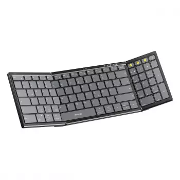Bezdrôtová Bluetooth full-size klávesnica Inateck N0135 čierna — QWERTZ, nožnicové spínače