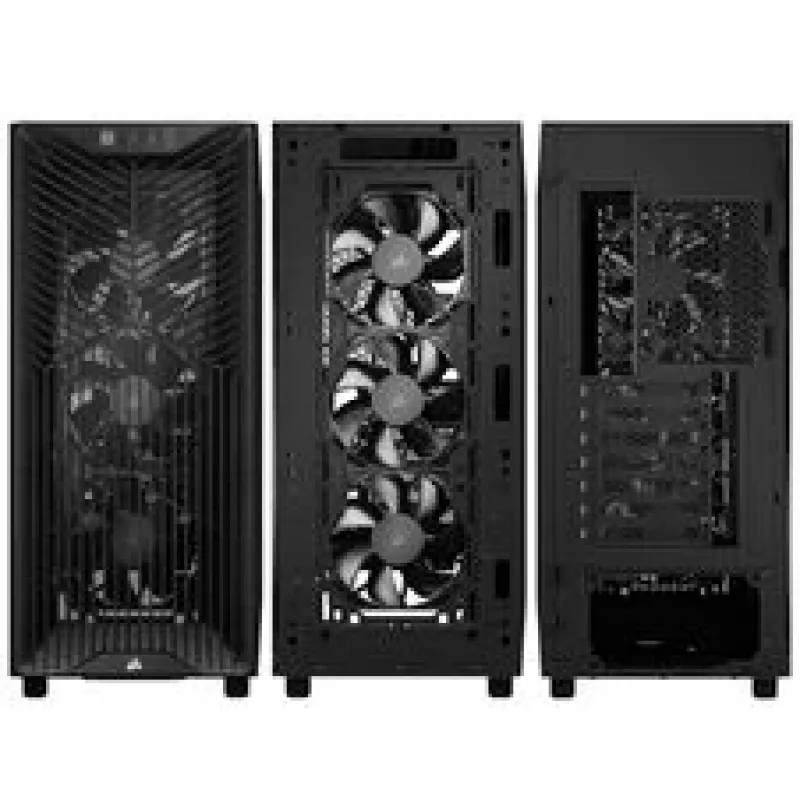 Corsair 3200D RS PC skriňa, midi-tower, ATX, tempered glass - sivá