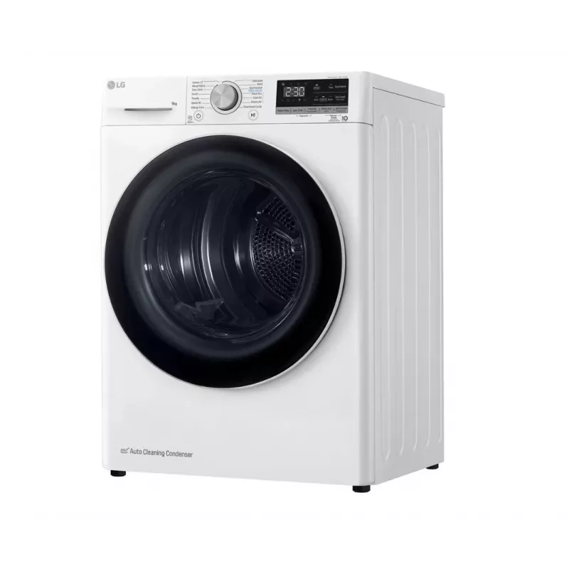 LG RH90V9AV4N, tepelné čerpadlo, 9 kg, hĺbka 66 cm - sušička bielizne