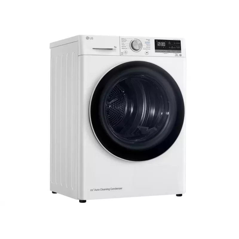 LG RH90V9AV4N, tepelné čerpadlo, 9 kg, hĺbka 66 cm - sušička bielizne