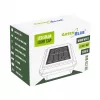 GreenBlue solárne LED stĺpové svietidlo, 60x40mm, obálkový tienidlo, 3200K, GB125 WW