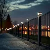 GreenBlue solárne LED stĺpové svietidlo, 60x40mm, obálkový tienidlo, 3200K, GB125 WW