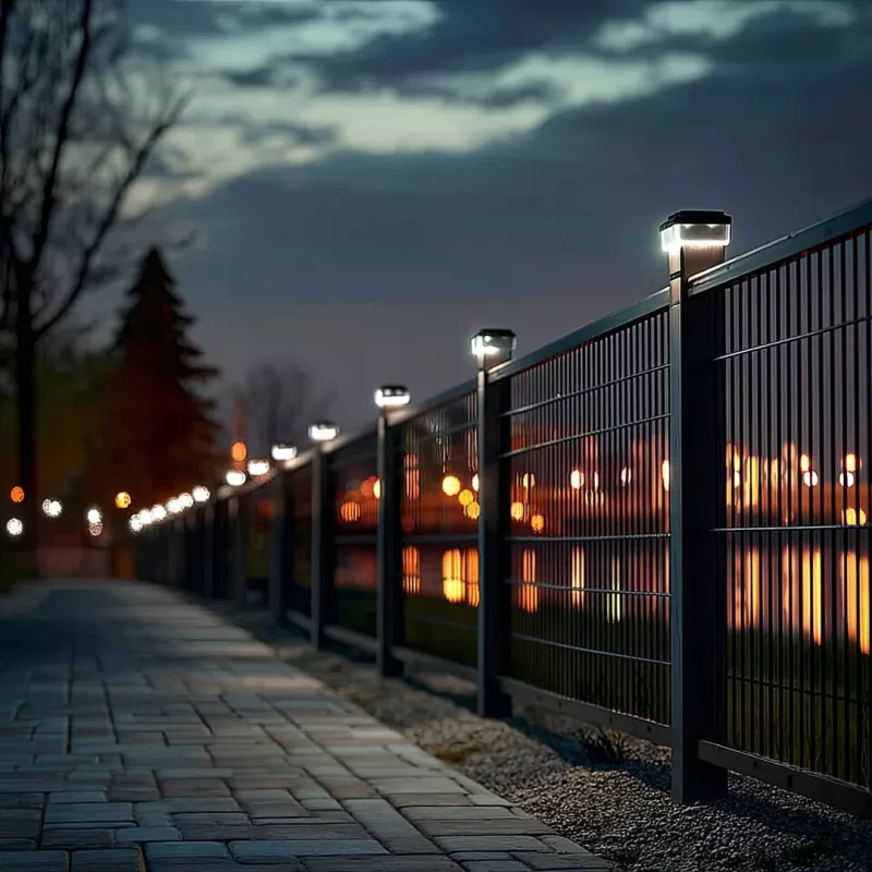 GreenBlue solárne LED stĺpové svietidlo, 60x40mm, obálkový tienidlo, 3200K, GB125 WW