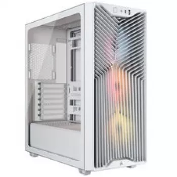Corsair 3200D RS ARGB PC skriňa, Midi-Tower, ATX, tvrdené sklo - biela