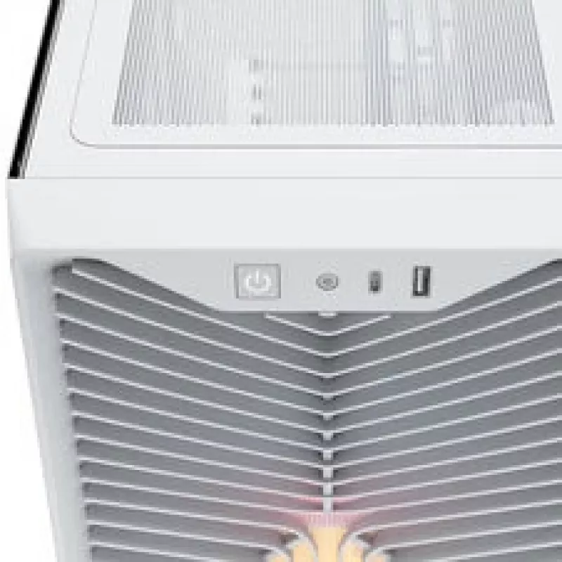 Corsair 3200D RS ARGB PC skriňa, Midi-Tower, ATX, tvrdené sklo - biela