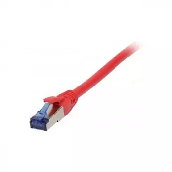 Synergy21 patch kábel RJ45, CAT6A 500 MHz, 1,0 m, červený, S-STP(S/FTP), TPE/LSZH (Superflex), AWG26,