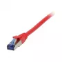Synergy21 Patchkábel RJ45, CAT6A 500 MHz, 1,5 m, červená, S-STP(S/FTP), TPE/LSZH(Superflex), AWG26,