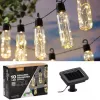 Extralink solárna záhradná girlanda, 2 + 1,8 m dĺžka, Lux 10 teplé biele LED
