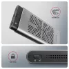 Externé puzdro AXAGON EEM2-20GD USB-C 20 Gbps pre dve M.2 NVMe SSD s hardvérovým klonovaním