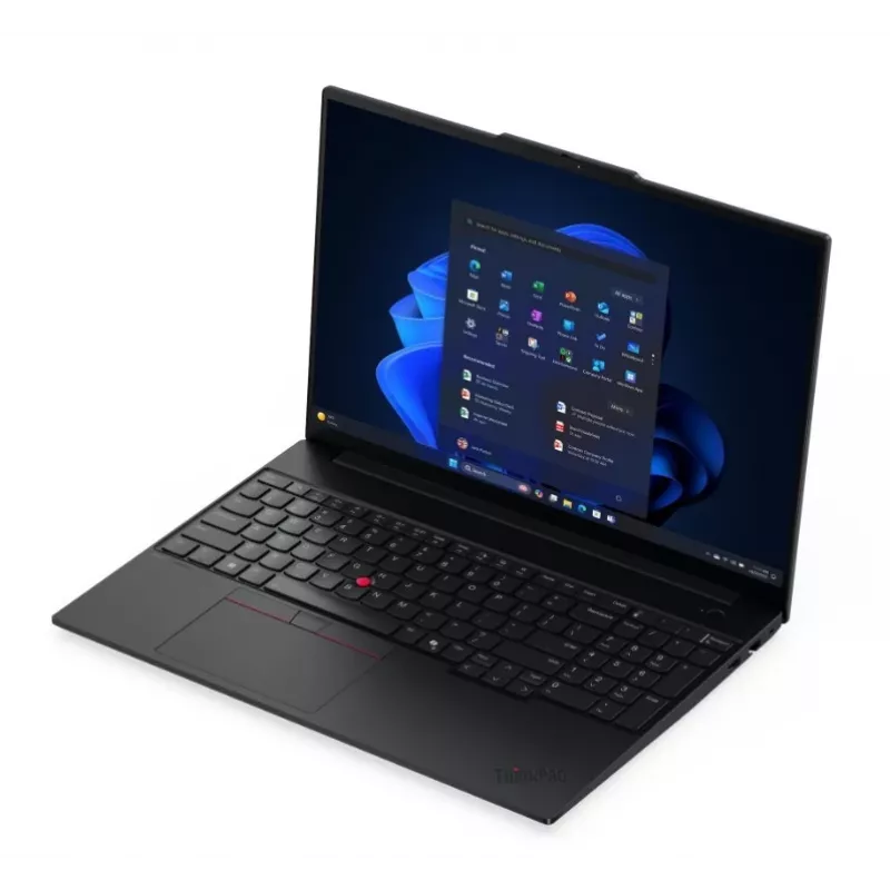 Lenovo ThinkPad E16 Gen 3 notebook, Intel Core Ultra 7 256V, 16GB RAM, 512GB SSD, 16 inch WUXGA, Windows 11 Pro, čierny