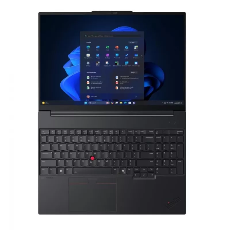 Lenovo ThinkPad E16 Gen 3 notebook, Intel Core Ultra 7 256V, 16GB RAM, 512GB SSD, 16 inch WUXGA, Windows 11 Pro, čierny
