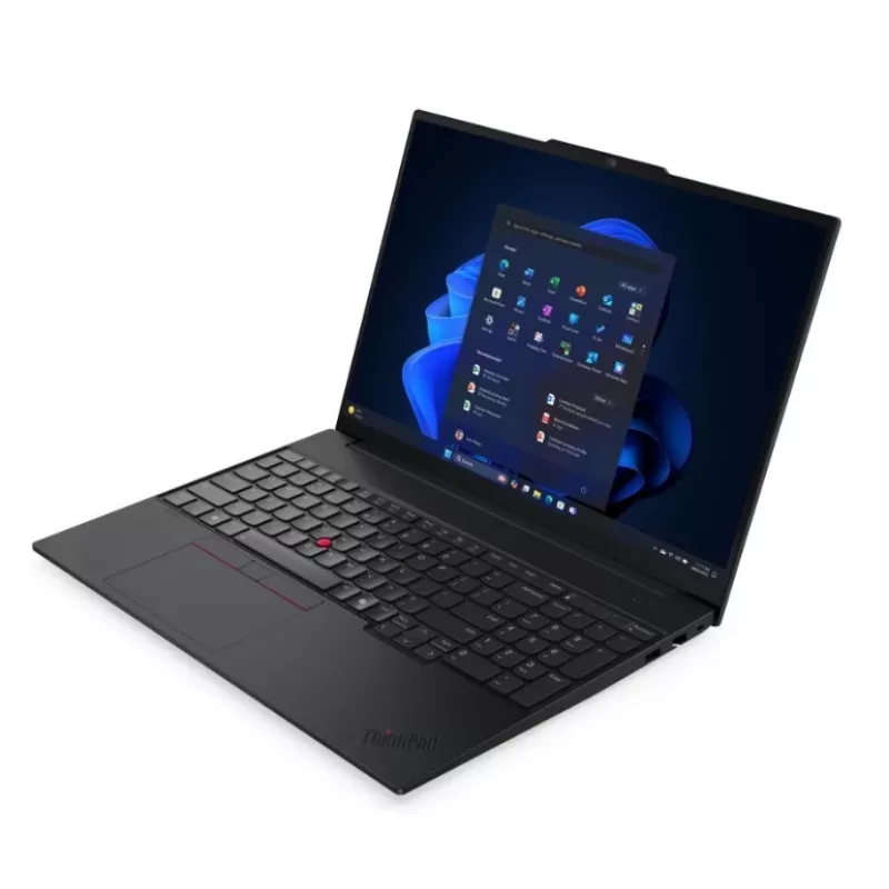Lenovo ThinkPad E16 Gen 3 notebook, Intel Core Ultra 7 256V, 16GB RAM, 512GB SSD, 16 inch WUXGA, Windows 11 Pro, čierny