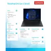 Lenovo ThinkPad E16 Gen 3 notebook, Intel Core Ultra 7 256V, 16GB RAM, 512GB SSD, 16 inch WUXGA, Windows 11 Pro, čierny