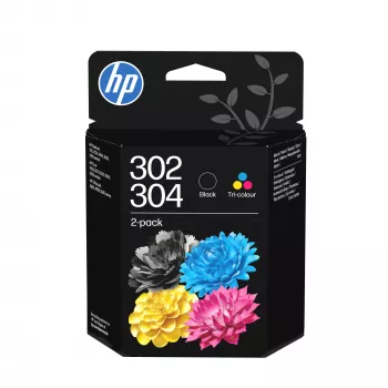 HP 302/304 Tri-Color/čierna kombinované balenie atramentových kaziet 2 ks