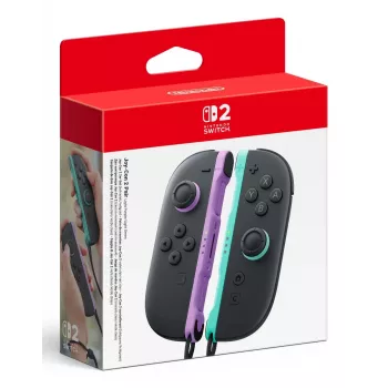 Nintendo Joy-Con 2 pár svetlofialový/svetlozelený, gamepad, Nintendo Switch 2, tlačidlo Home, analógový/digitálny, bezdrôtový, Bluetooth