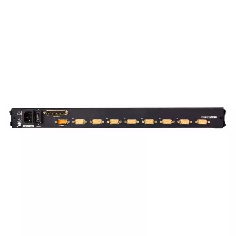 ATEN 8-portový 43,2 cm (17 palcov) LCD KVM prepínač (USB – PS/2 VGA) s USB periférnym portom