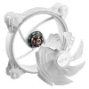 XPG HURRICANE 120 ARGB PWM biely, ventilátor, 12 cm, 600 RPM, 2000 RPM, biela