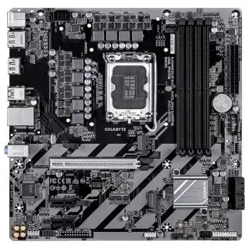 GIGABYTE B860M D3W základná doska - Intel Core Ultra Series CPU, 4+1+2 fáz VRM, až do 9066MHz DDR5, 2xPCIe 4.0 M.2, 1GbE LAN, USB 3.2 Gen 1