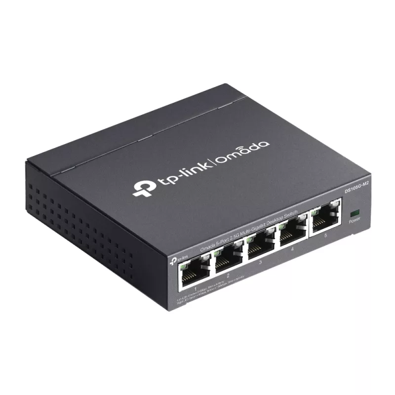 TP-Link Omada DS105G-M2 sieťový switch neupravovaný 2.5G Ethernet (100/1000/2500) čierny