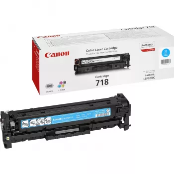 Canon CRG-718 C tonerová kazeta 1 kus originál cyan