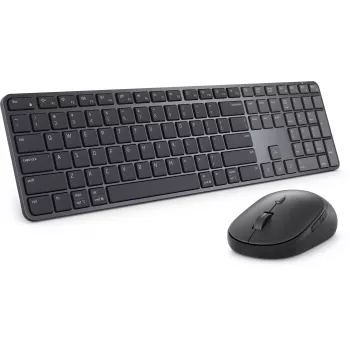 DELL Pro 7 tenká KM726 klávesnica myš súčasťou Home/Office RF bezdrôtová + Bluetooth QWERTZ nemecká čierna