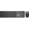 DELL Pro 7 tenká KM726 klávesnica myš súčasťou Home/Office RF bezdrôtová + Bluetooth QWERTZ nemecká čierna