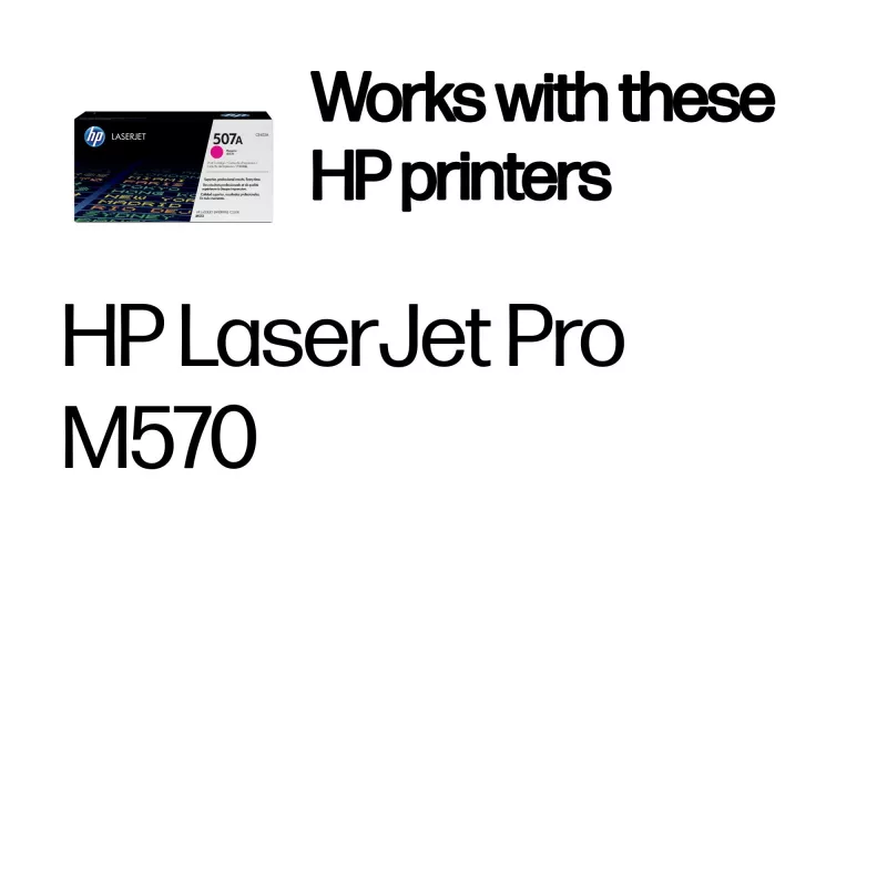 HP 507A purpurová originálna LaserJet tonerová kazeta